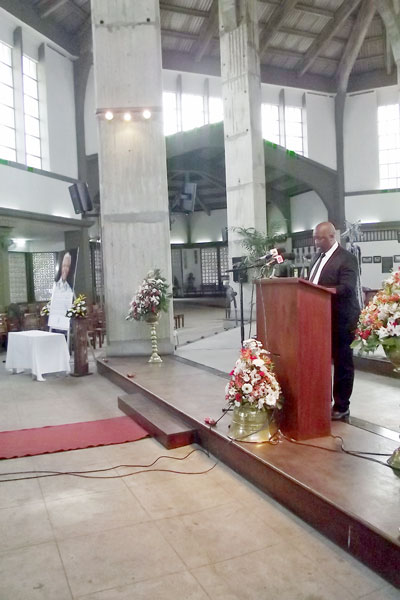 Memorial Service Honoring the Life Of Nelson Mandela held in Colombo Mr Michael Thekiso