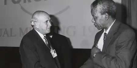 De Klerk Mandela