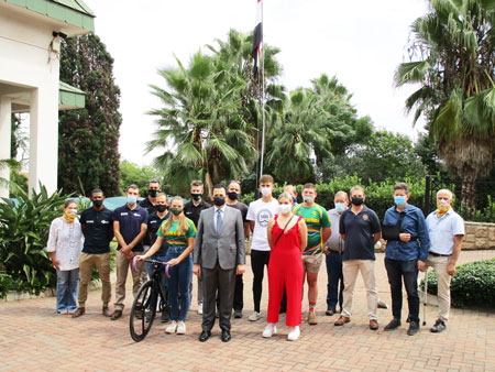 Egypt Fadly cyclists