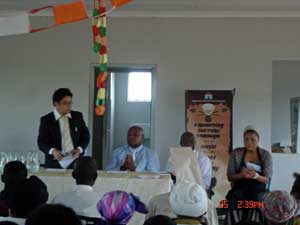 Handover Ceremonies for the Japanese Grant Assistance Projects Bhekuzulu Self Sufficiency Project - Mr Shigeki Omura, Second Secretary of the Embassy of Japan