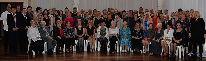 Ambassador Anna Raduchowska-Brochwicz pictured with members of the Polish Association